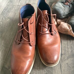 Classic Tan Leather Chukka Boots